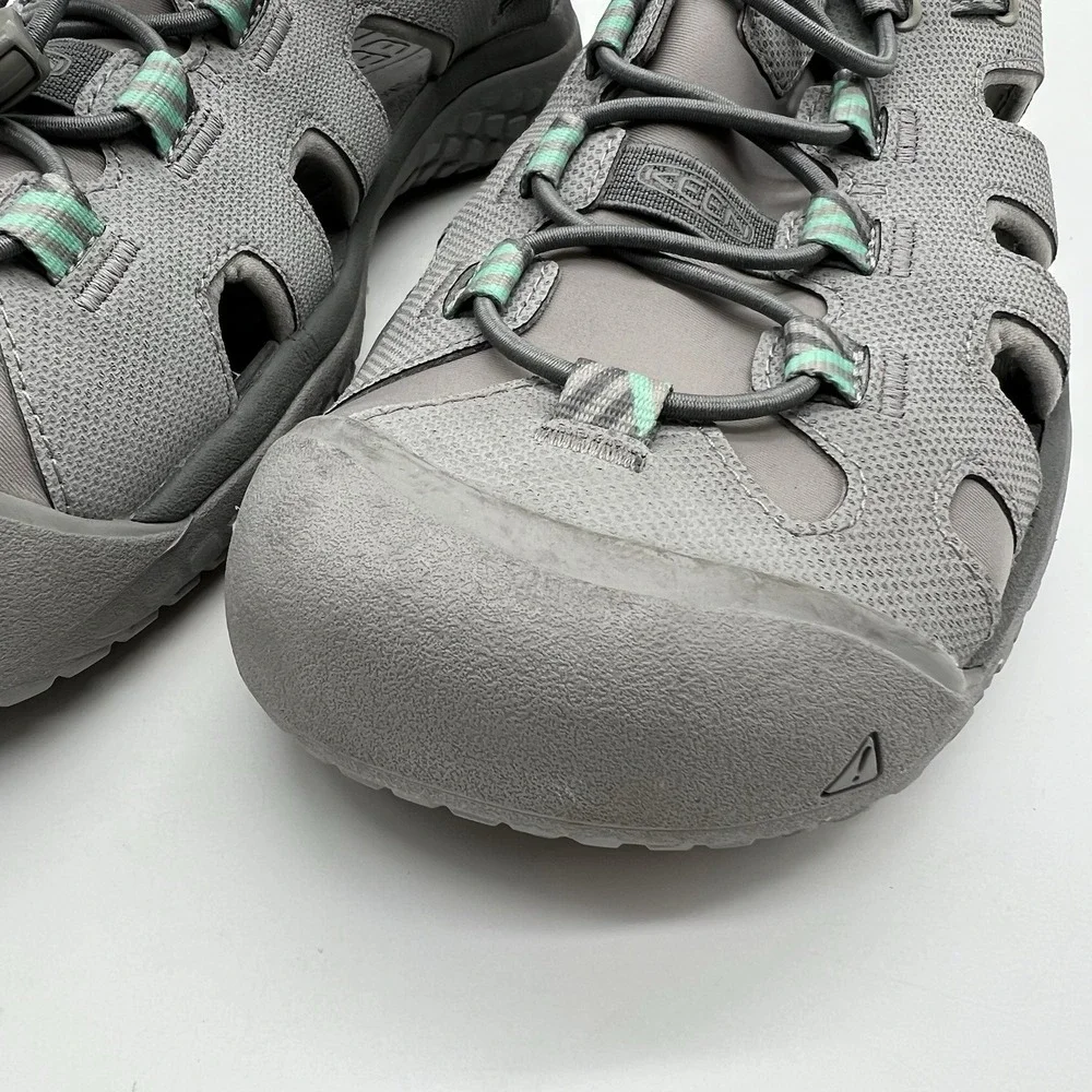 Keen SOLR Sandals Women's‎ Sz 10.5 Light Gray Ocean Wave Water Shoes